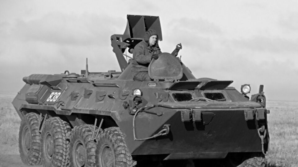 БТР-80, серия ЗС-88, с мощными громкоговорителями