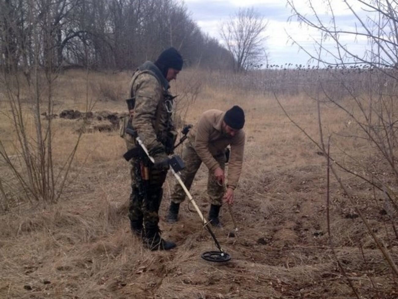 Работу минеров замедляет отсутствие карт минных полей