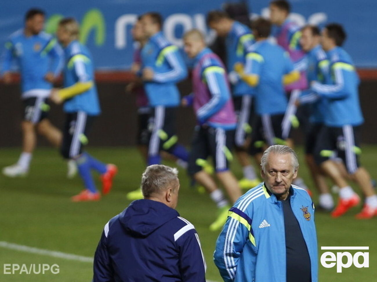 Сборные Испании и Украины провели тренировки накануне матча Евро-2016. Фоторепортаж