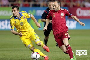 Сборная Украины проиграла испанцам. Фоторепортаж