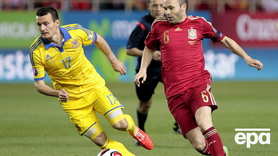 Сборная Украины проиграла испанцам. Фоторепортаж