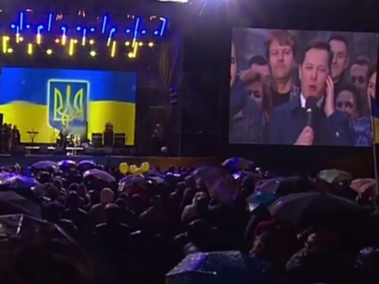 Олег Ляшко по видеосвязи выступил на митинге в Днепропетровске
