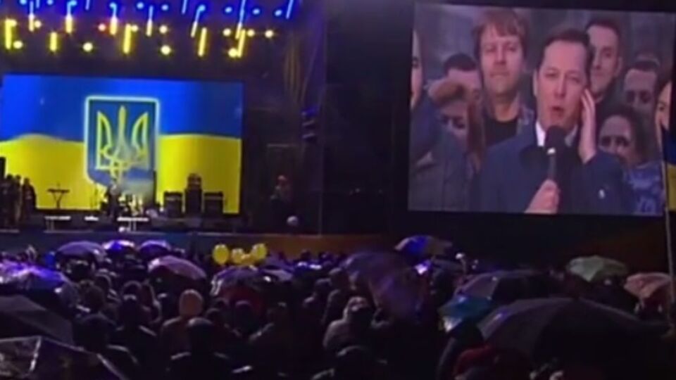 Олег Ляшко по видеосвязи выступил на митинге в Днепропетровске