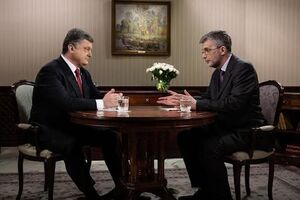 Петр Порошенко дал интервью ведущему ICTV Андрею Куликову