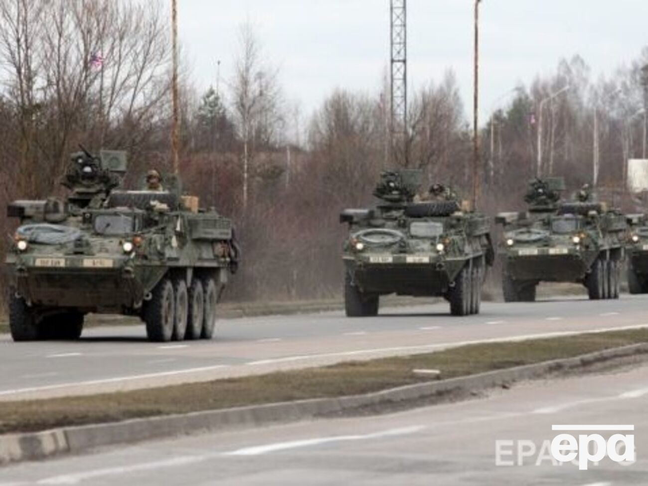 Колонна проследует через Чехию транзитом