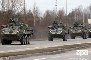 Колонна проследует через Чехию транзитом