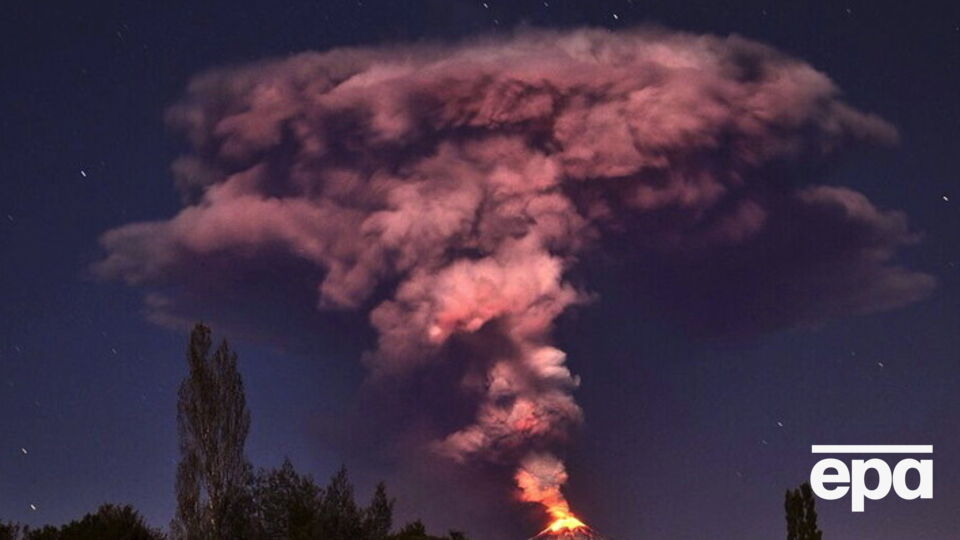 Извержение вулкана Вильяррика