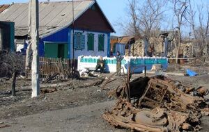 Разрушенное Никишино под контролем боевиков. Фоторепортаж