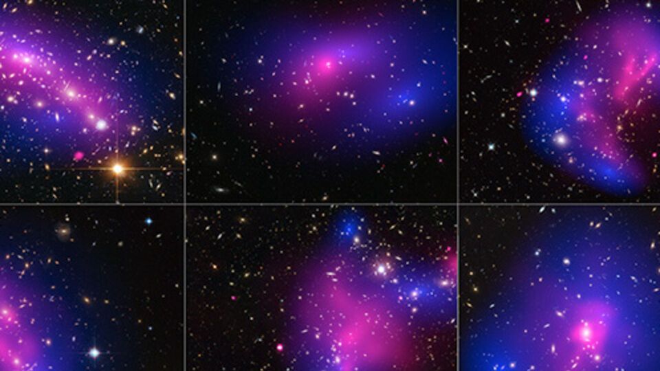 Ученые исследовали столкновения скоплений галактик