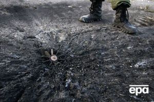 В результате падения снаряда никто не пострадал, разрушений нет