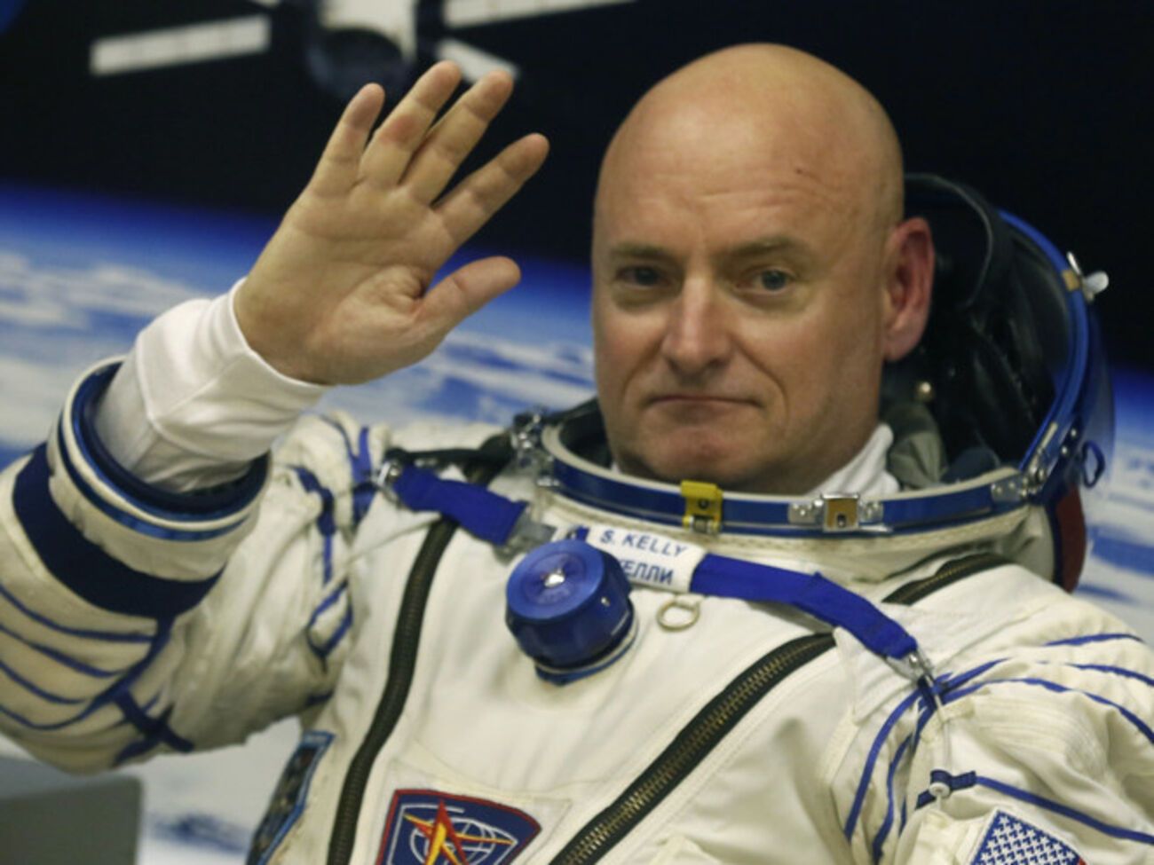 Келли проведет в космосе год