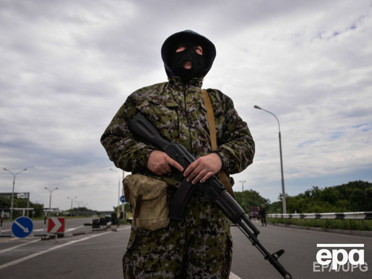 По данным милиции, задержанный дежурил на блокпостах в Донецке