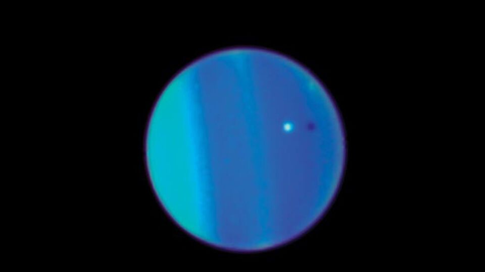 Снимок Урана, сделанный телескопом Hubble