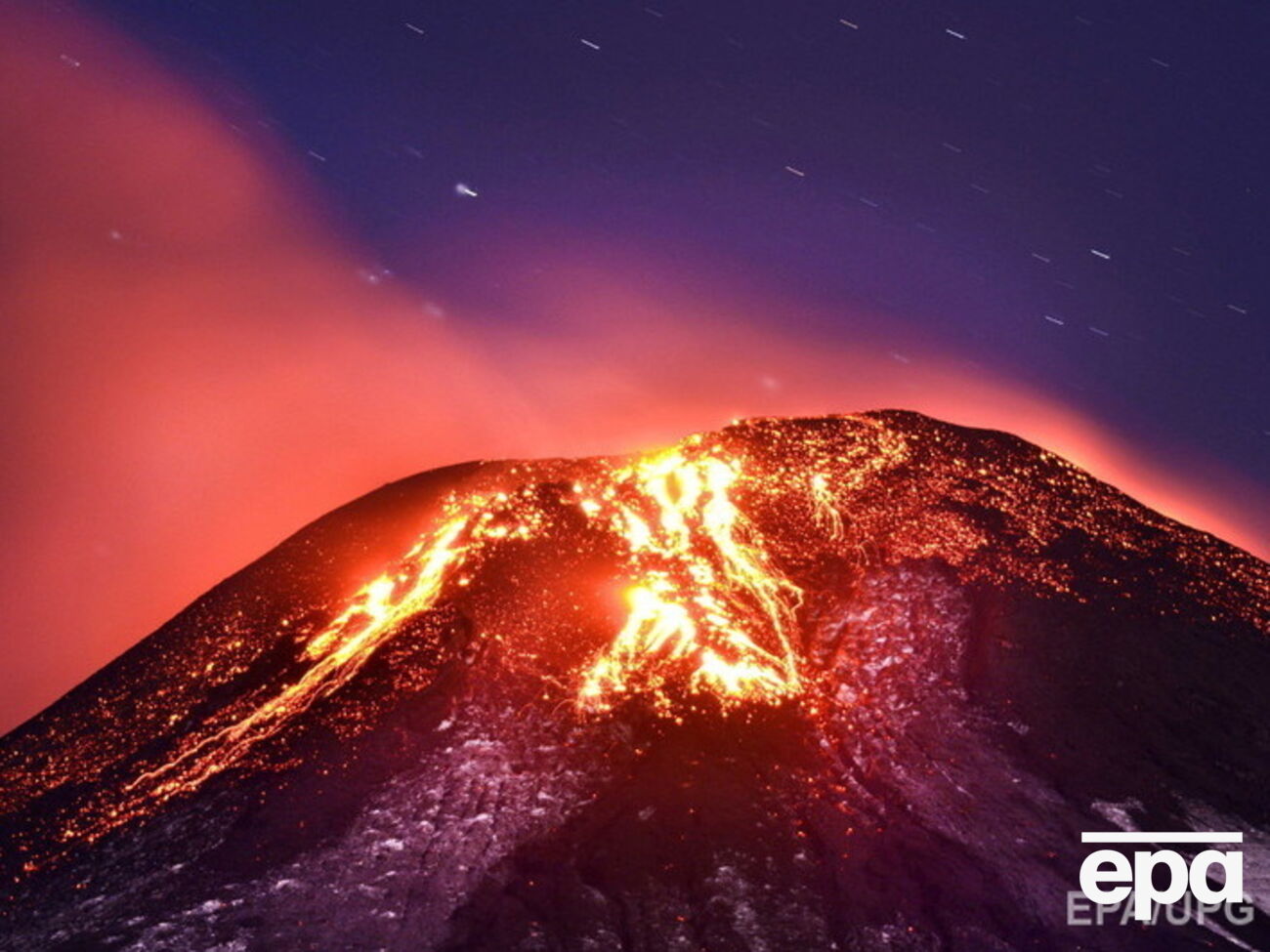 Извержение одного из крупнейших вулканов&nbsp;в Южной Америке&nbsp;Вильяррика