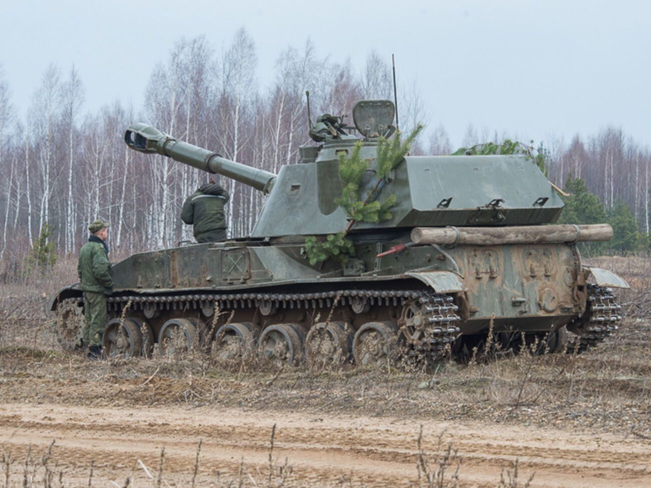 Установки "Акация" передислоцированы от линии разграничения