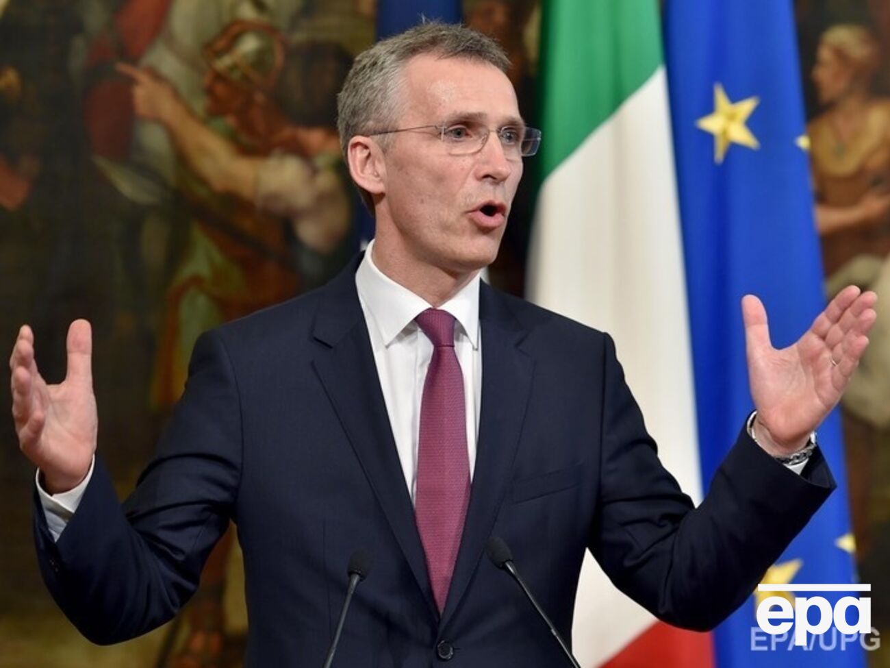 Столтенберг: В НАТО есть ресурсы и силы для того, чтобы ответить на агрессию, которую Россия развязала в Украине