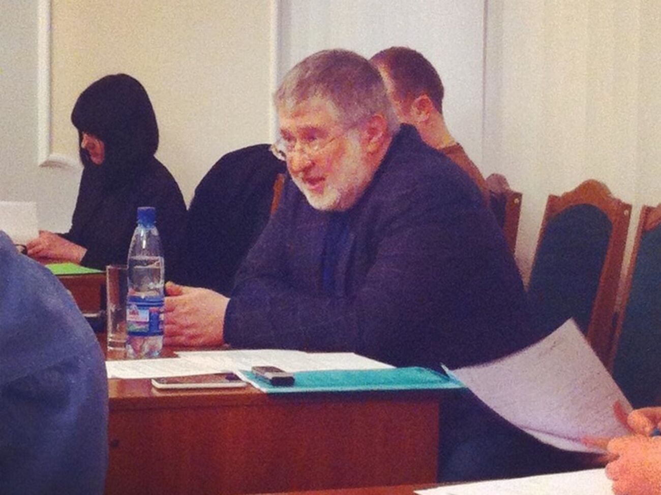 Игорь Коломойский на заседании комиссии по приватизации