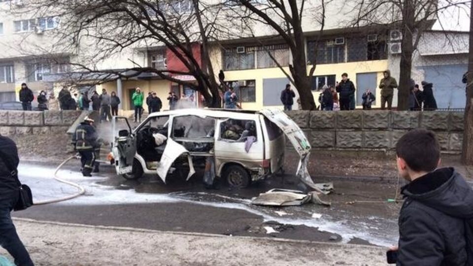 В машине были комбат "Слобожанщины" Андрей Янголенко и его жена