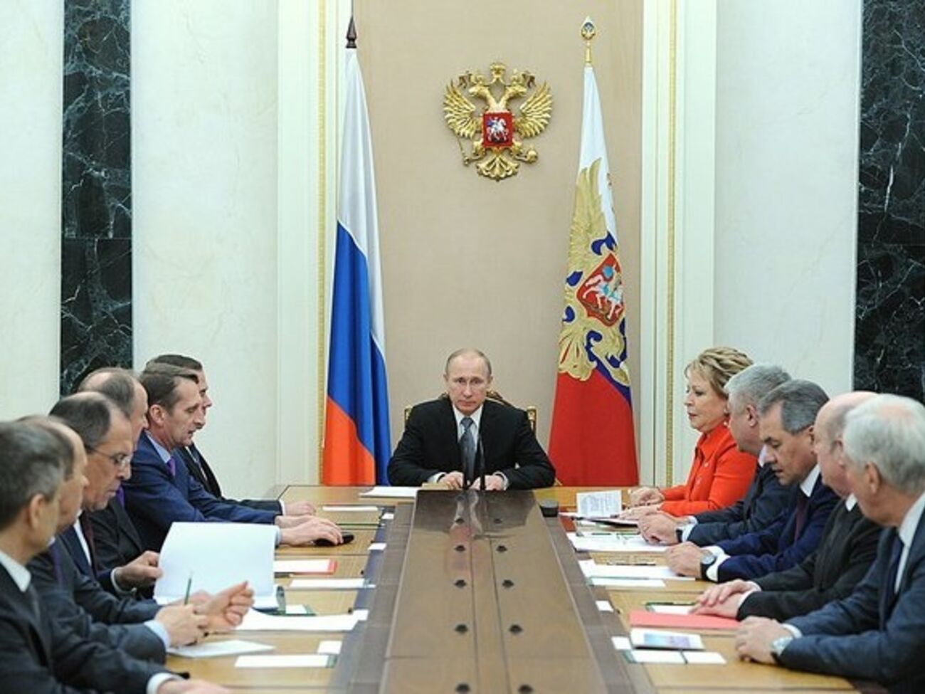 Сегодня Владимир Путин провел заседание совбеза России