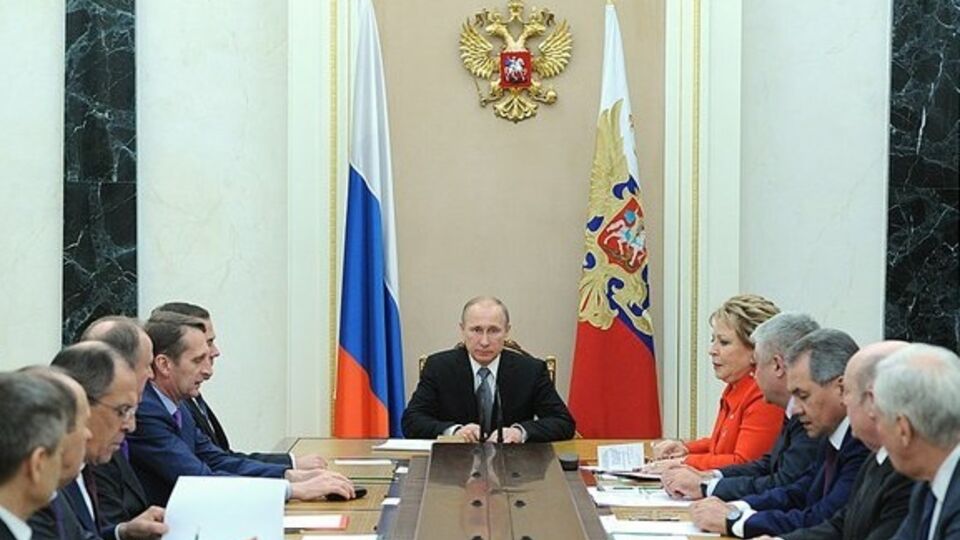 Сегодня Владимир Путин провел заседание совбеза России