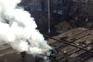 Вторая за день машина в Харькове взорвалась от короткого замыкания