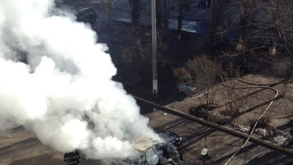 Вторая за день машина в Харькове взорвалась от короткого замыкания