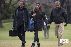 Обама и его семья должны были отбыть на вертолете