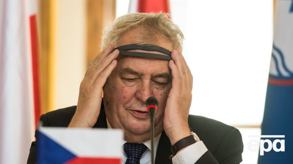 В последнее время Земана критикуют за поддержку Кремля