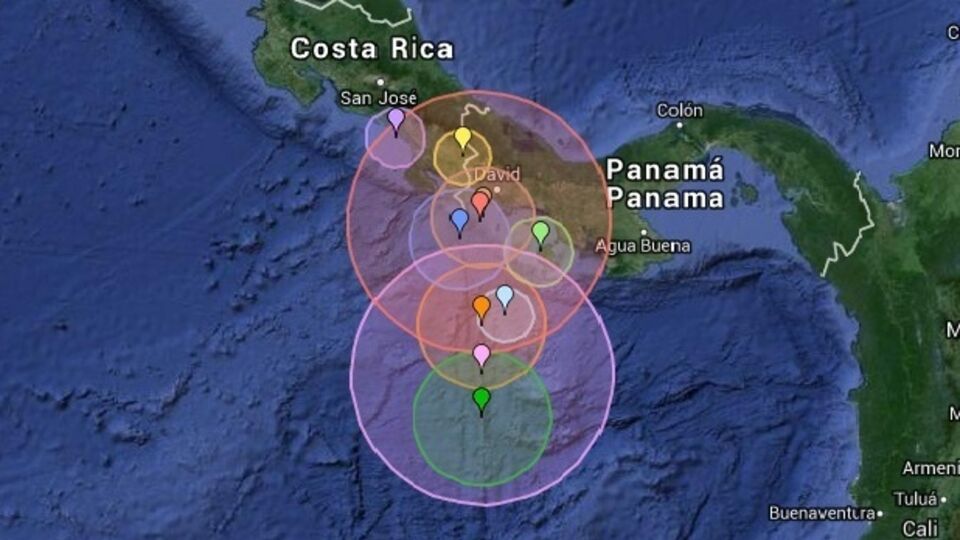 У берегов Панамы зафиксированы мощные подземные толчки
