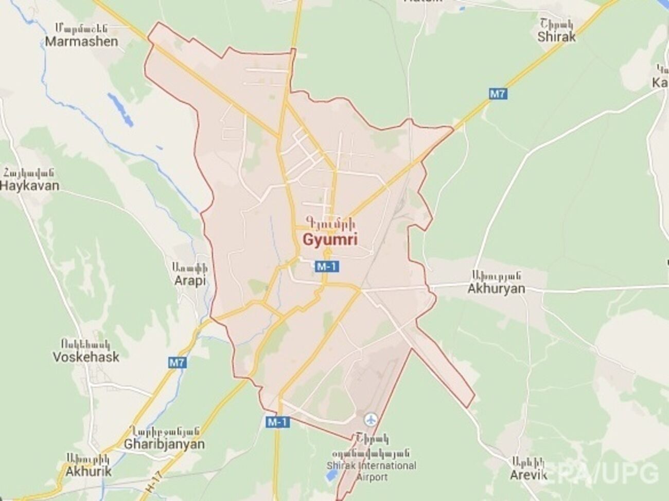 Тело военного нашли неподалеку от Гюмри