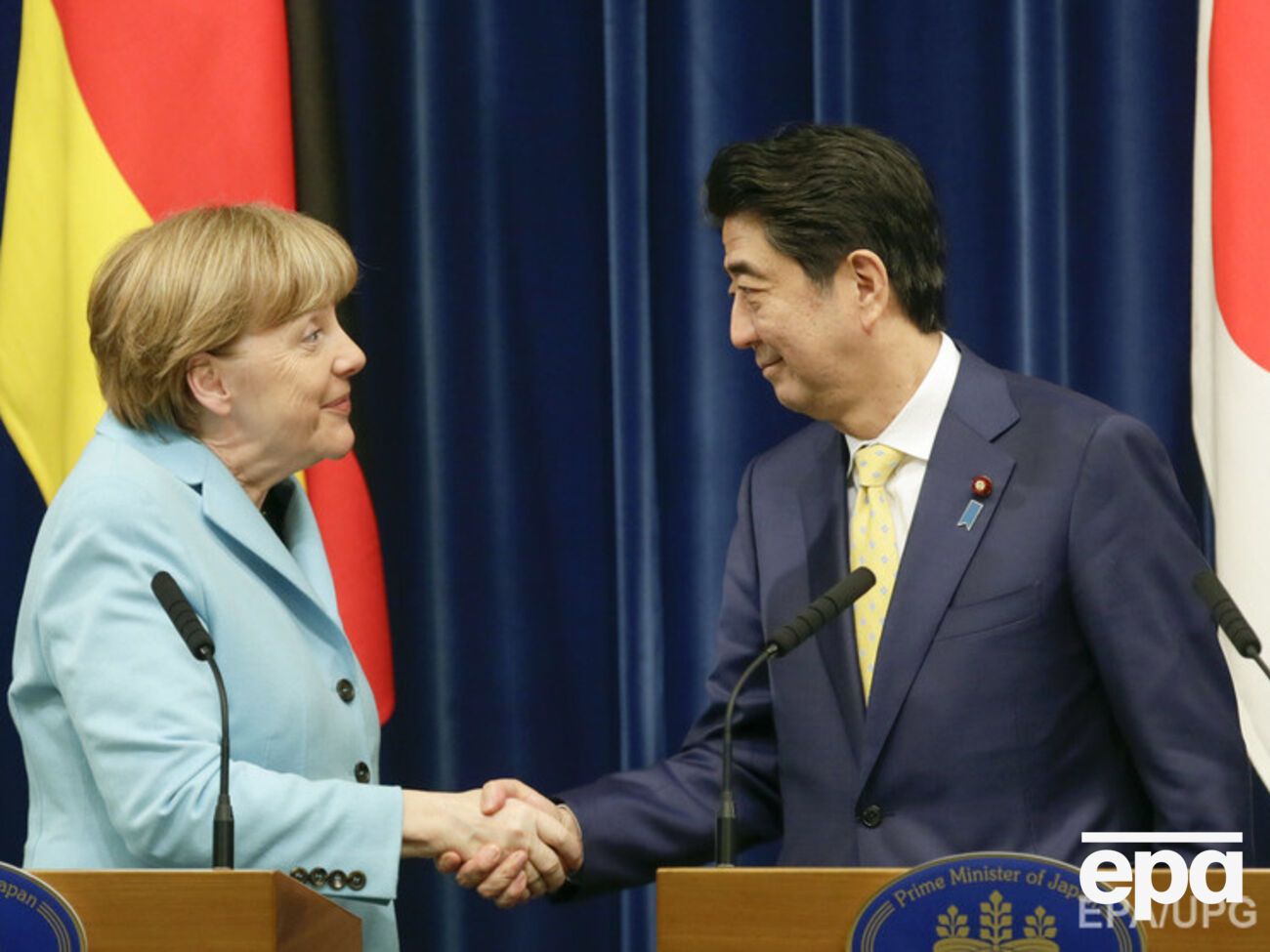Меркель&nbsp;призвала&nbsp;власти Японии поддержать сохранение санкций в отношении России.