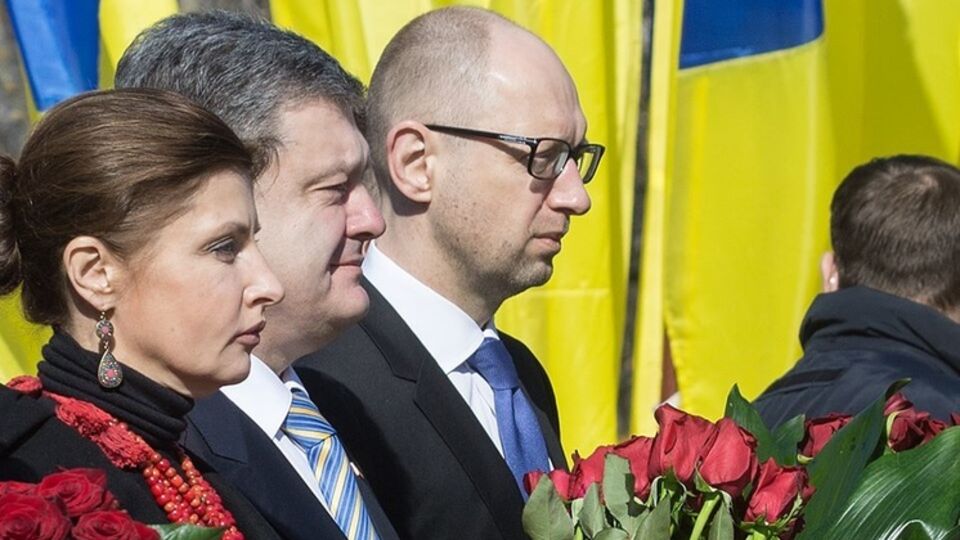 Порошенко и Яценюк приняли участие в праздновании 201-й годовщины рождения Шевченко. Фоторепортаж