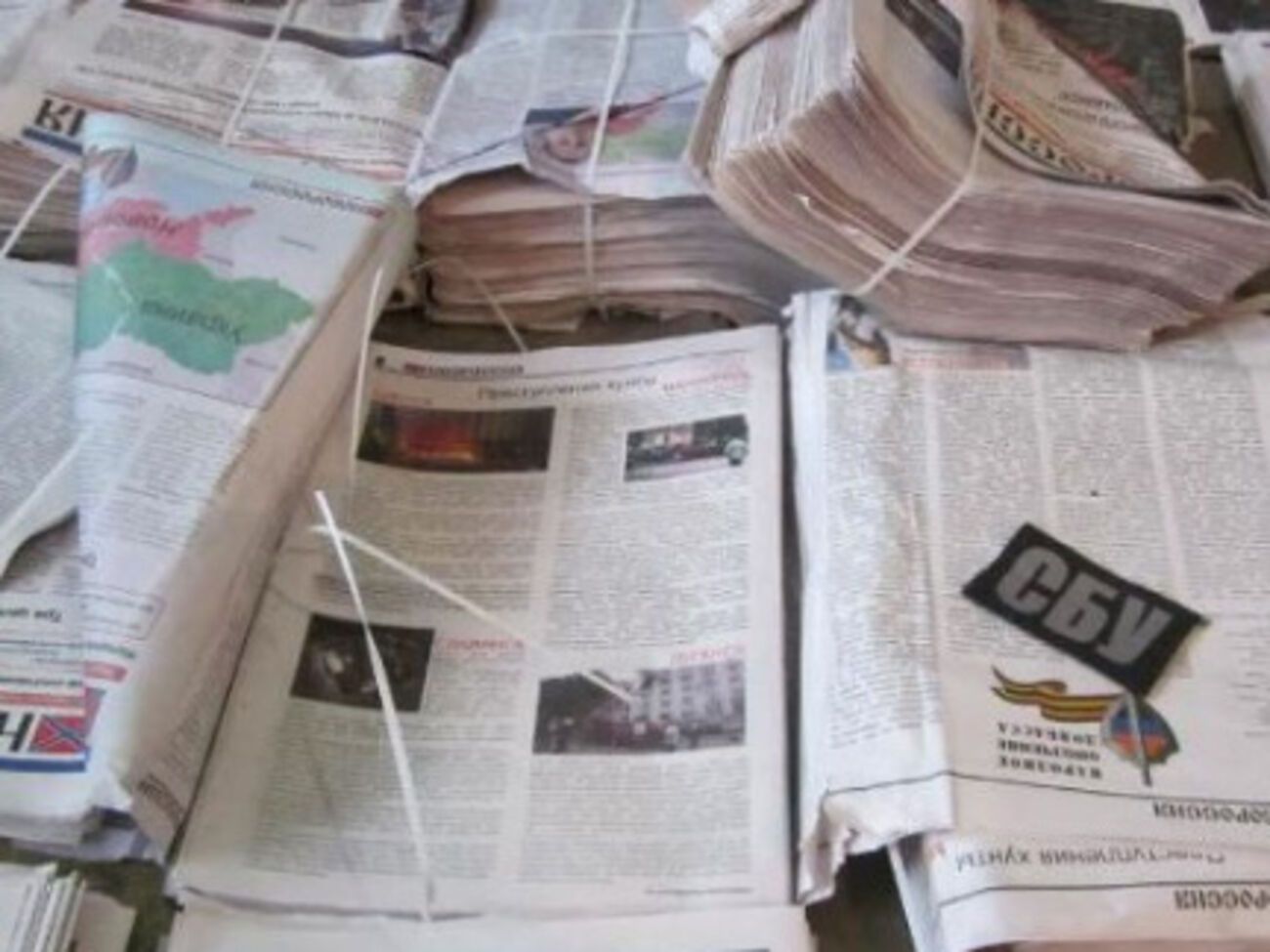 У задержанных была изъята печатная продукция сепаратистского содержания и оружие