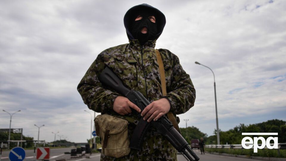 По данным спецслужбы, боевик был задержан силами контрразведки СБУ