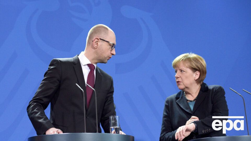 Яценюк встретится с Меркель