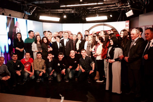 Команда телеканала ATR перед прекращением эфира