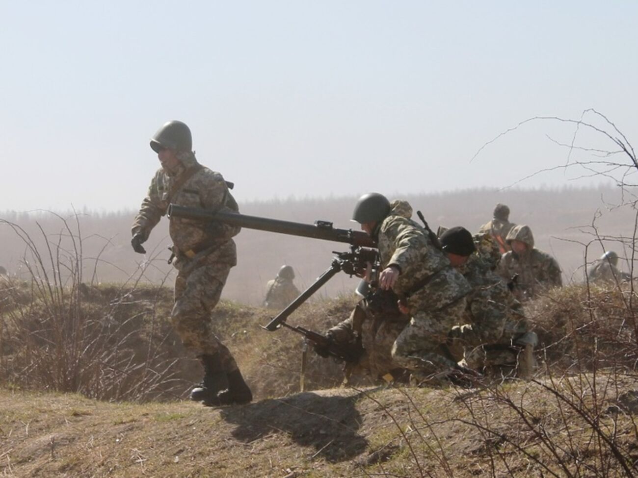 Военные проходят учения