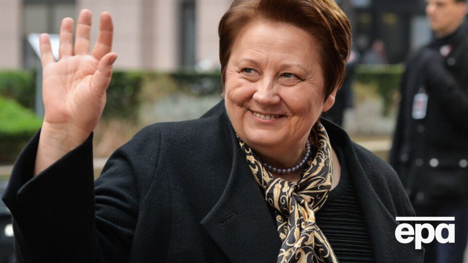 Глава правительства Латвии Лаймдота Страуюма