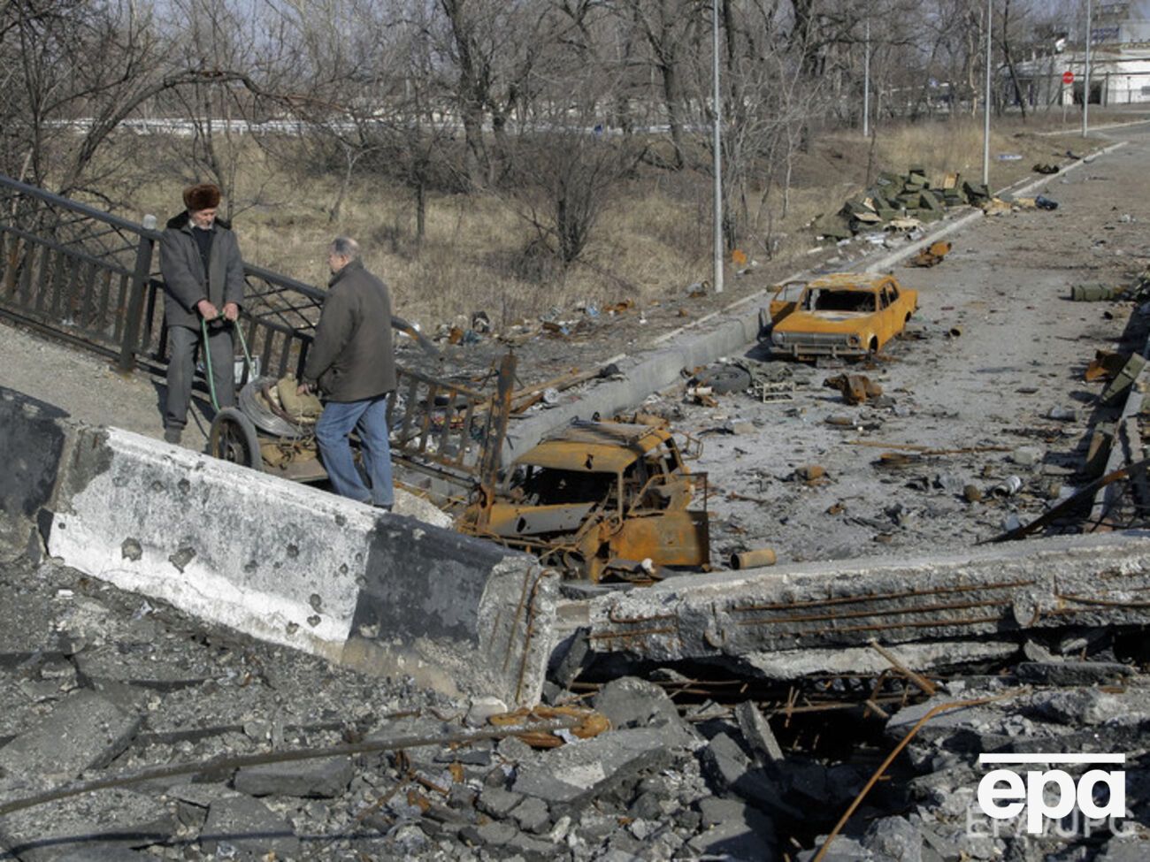 Боевики заявляют, что в поселке Грабари &ndash; пожар