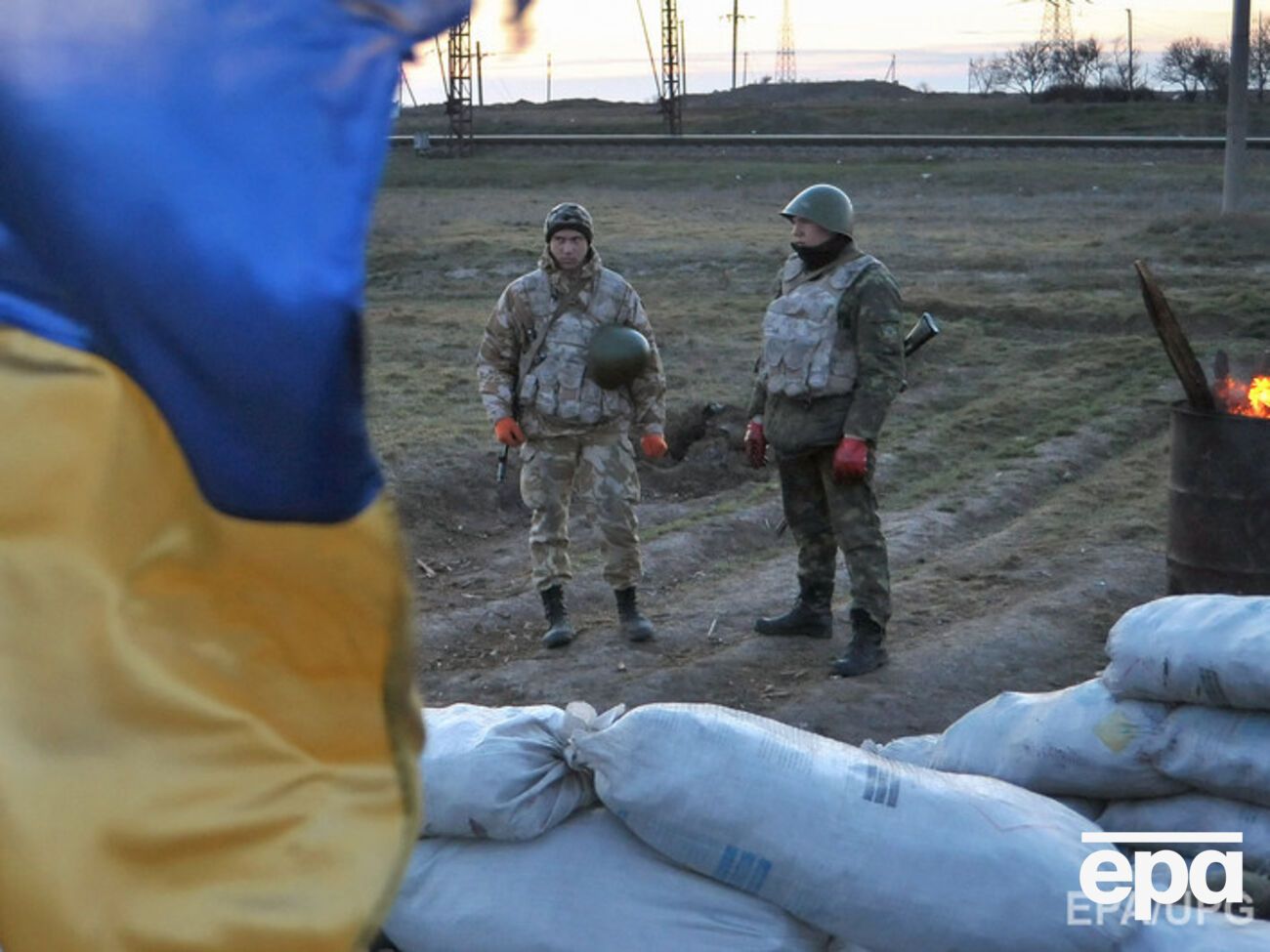 Боевики ведут обстрел Песок