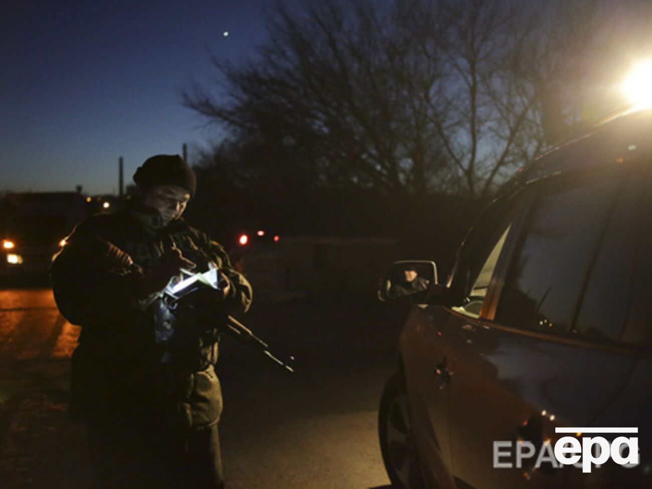 Обстрел Песок начался еще ночью