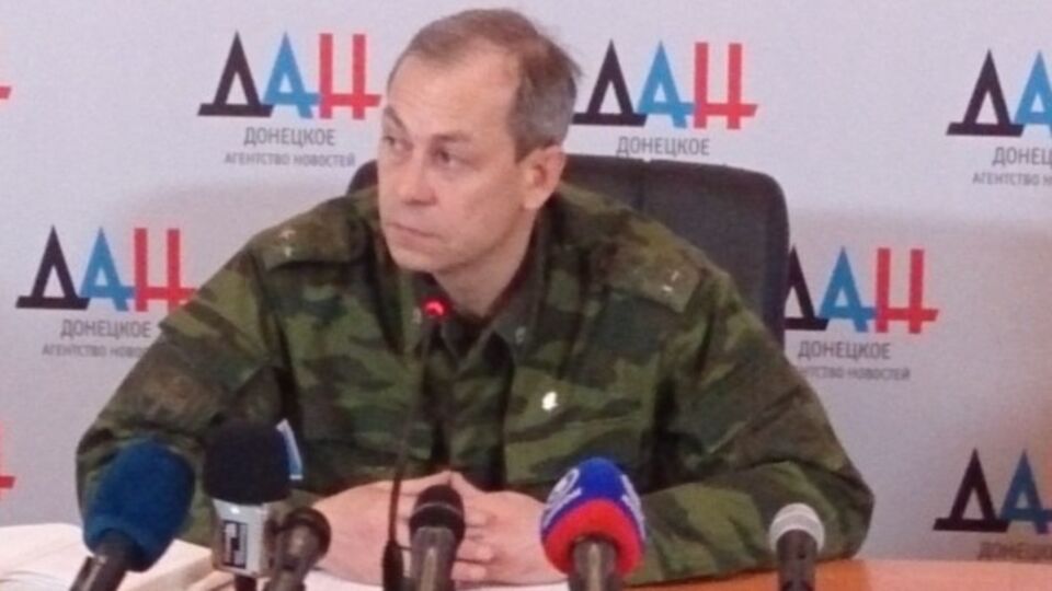 Один из главарей боевиков Эдуард Басурин сообщил о прекращении огня