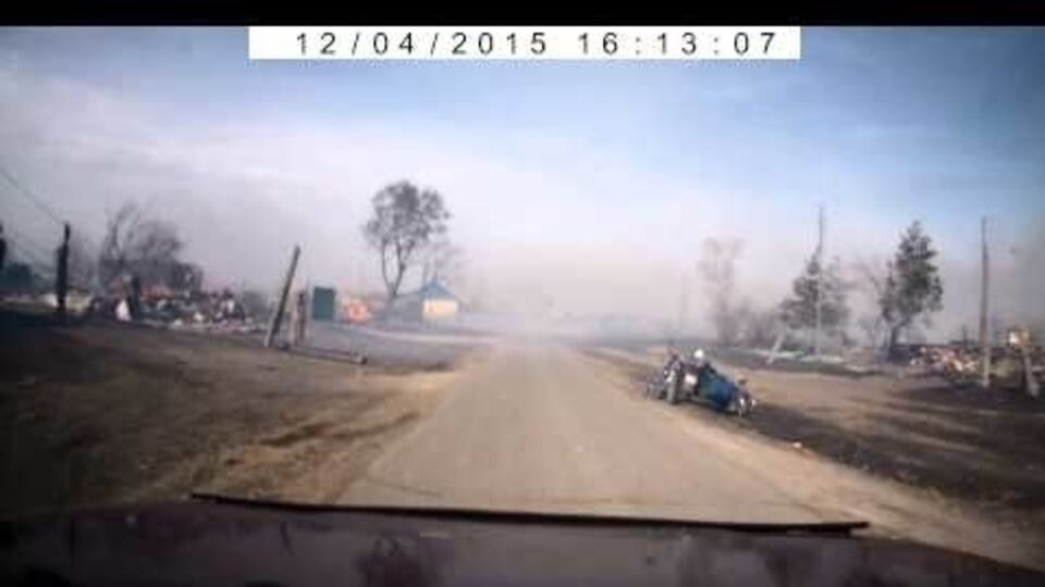 Пожар в Хакасии уничтожил около 1,3 тыс. строений. Видео