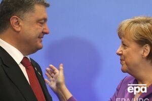 Порошенко с Меркель проведут переговоры по результатам заседания глав МИД в формате "Нормандской четверки"