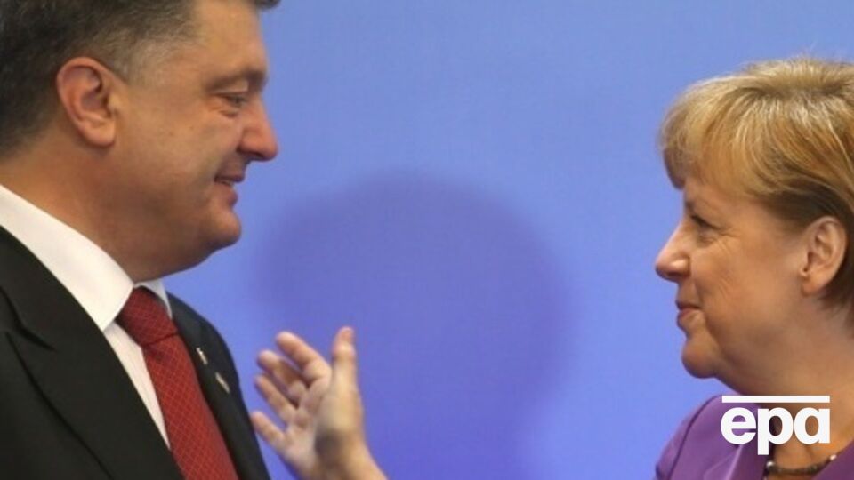 Порошенко с Меркель проведут переговоры по результатам заседания глав МИД в формате "Нормандской четверки"