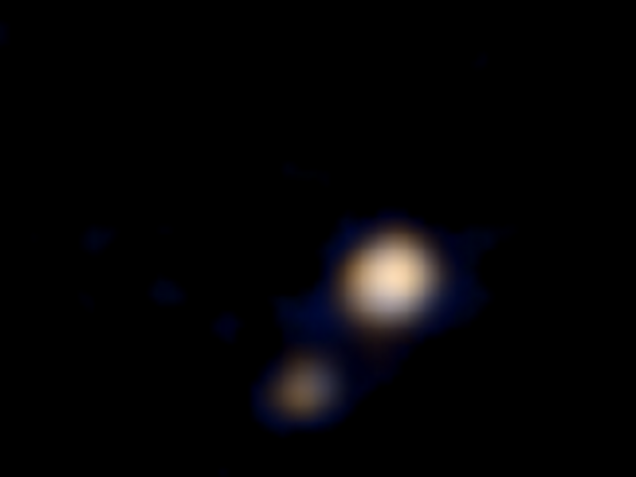 Межпланетная станция New Horizons сфотографировала Плутон с расстояния 115 млн км