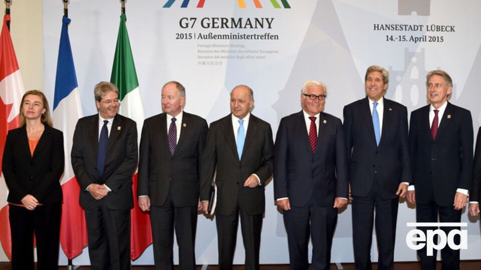 Представители МИД "Большой семерки" осудили аннексию Россией Крыма