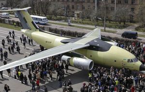 В Киеве презентовали новый самолет Ан-178. Фоторепортаж