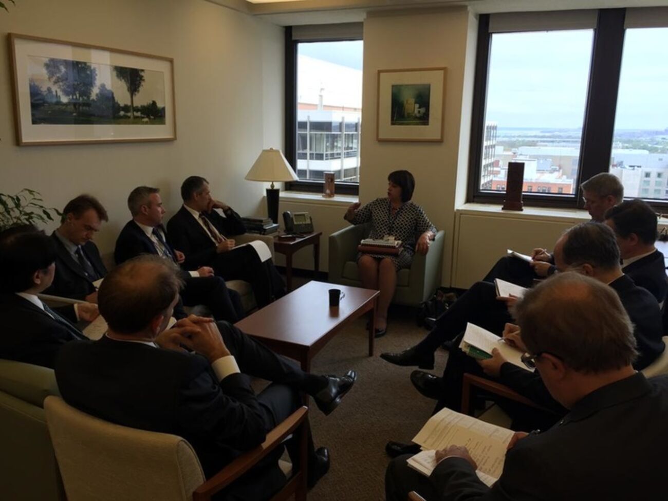 Яресько провела встречу с исполнительными директорами МВФ