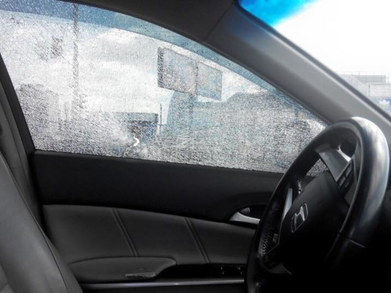 Результат нападения на автомобиль&nbsp;заместителя командира батальона "Киев-1"